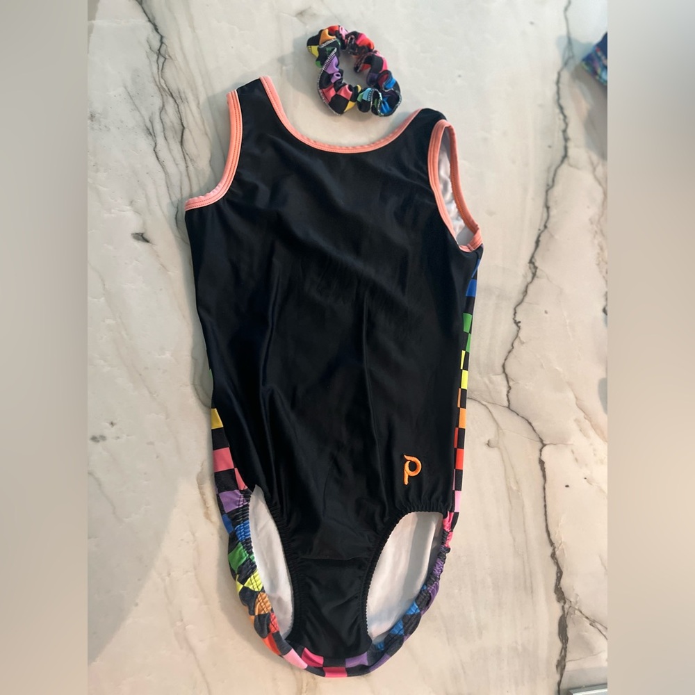 Plum flipside Practicewear leotard size adult XS